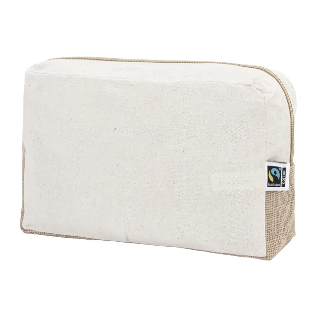 Fairtrade kozmetikai táska – Ferbax, natúr