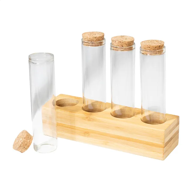 Fűszertartó szett – Galangal, átlátszó / natúr