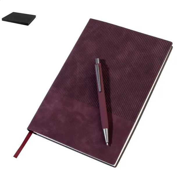 Jegyzetfüzet szett – Strium, burgundi vörös