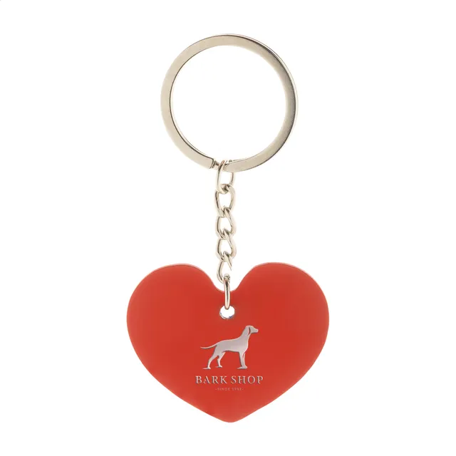 Kulcstartó – LoveShine, piros