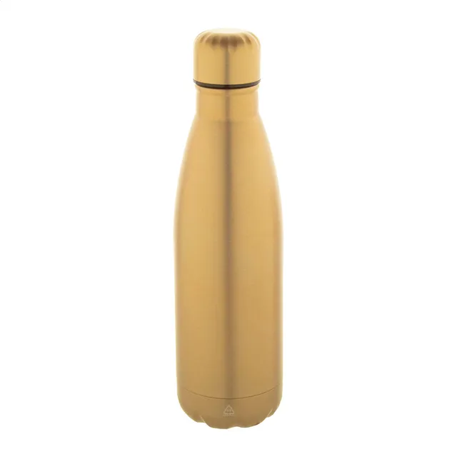 Újrahasznosított rozsdamentes acél kulacs – Refill, arany
