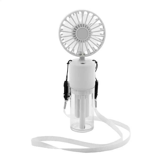 Újratölthető vízpermetes ventilátor – Misty, fehér