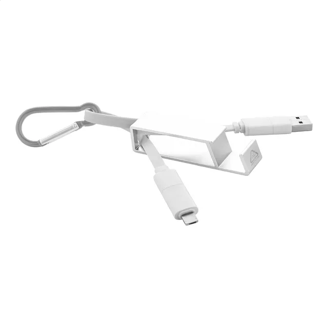 USB töltőkábel – Cappy, ezüst
