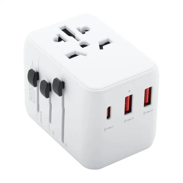 Úti adapter – Jetsetter Plus, fehér
