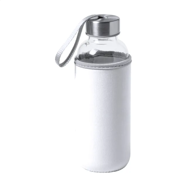 Üveg kulacs – Ganga, fehér
